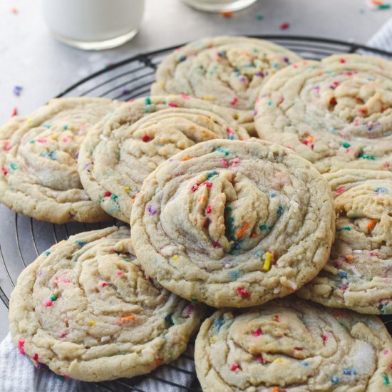 Birthday Cake Cookies