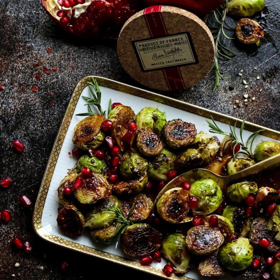 Balsamic Glazed Brussels Sprouts