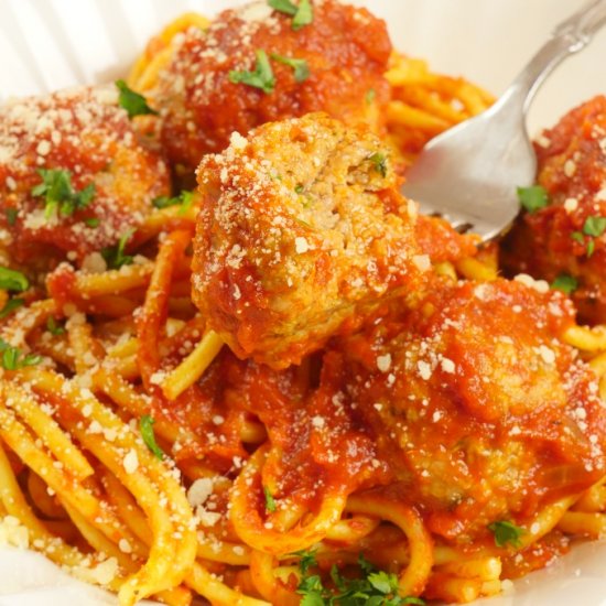 Indian Spaghetti and Meatballs