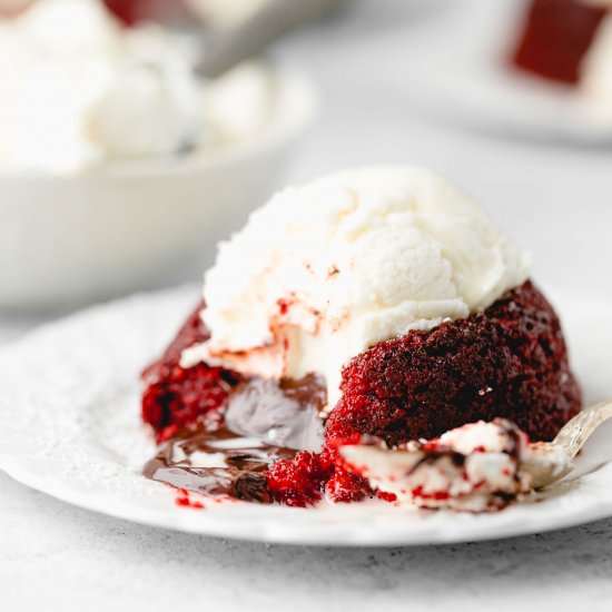 Red Velvet Lava Cake