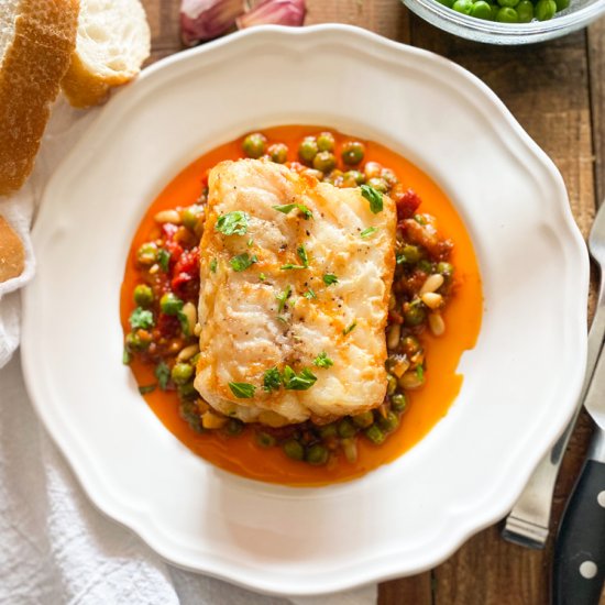 Spanish Cod with Vegetables