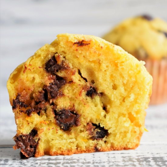 Chocolate Chip Orange Zest Muffins