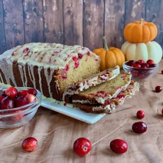 Glazed Orange Cranberry Bread