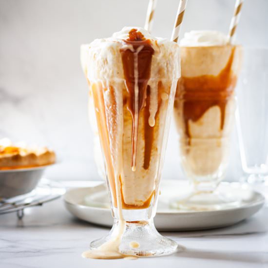 Pumpkin pie milkshake