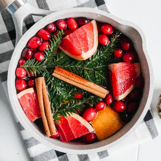 Pine, Cinnamon + Citrus Potpourri