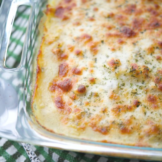 Chicken Pesto Spaghetti Squash