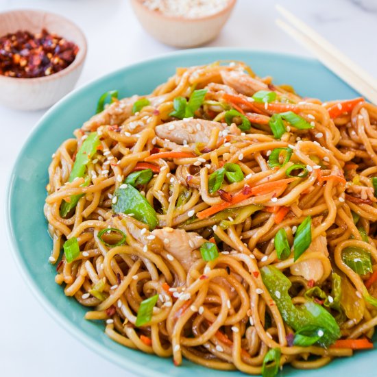 Quick Chicken Chow Mein