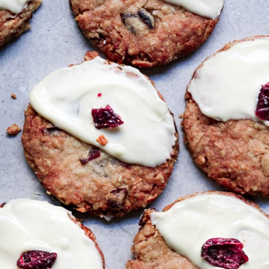 White Chocolate Oatmeal Cookies