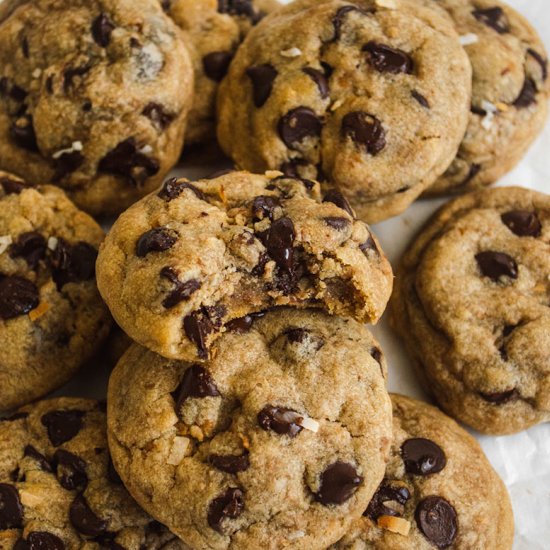 Coconut Chocolate Chip Cookies