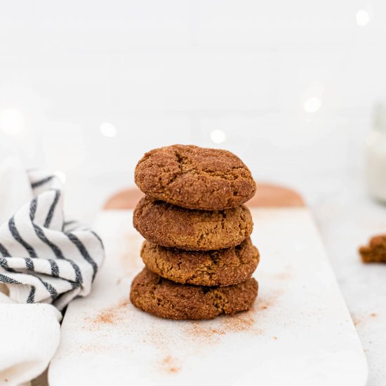 Vegan Snickerdoodle Cookies