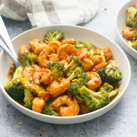 Shrimp and Broccoli Stir Fry