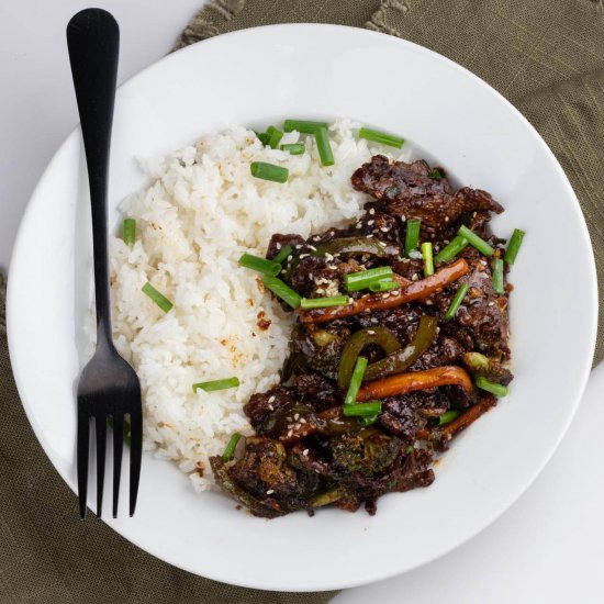 Healthy Mongolian Beef Recipe