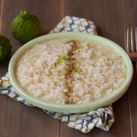 Risotto with cedar