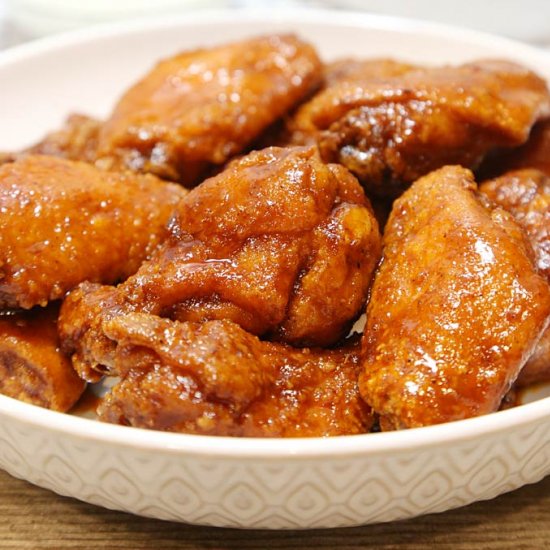 Crispy Sweet and Spicy Chicken Wing