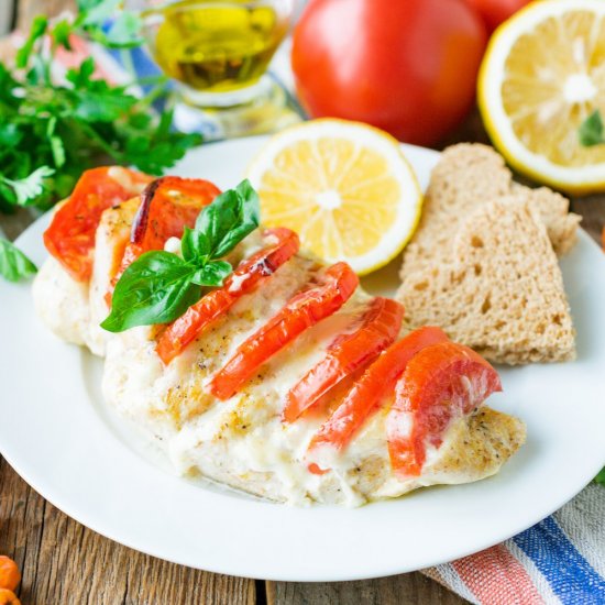 Caprese Stuffed Chicken