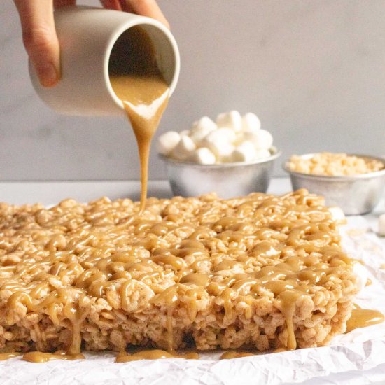 Apple Pie Rice Krispie Treats