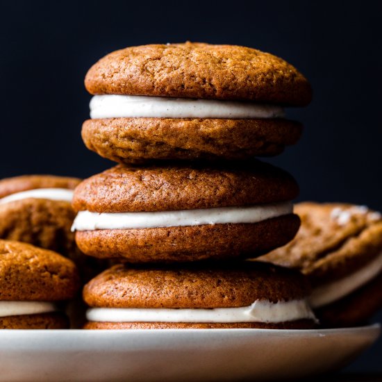 Gingerbread Whoopie Pies