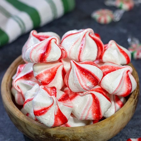 Peppermint Meringues