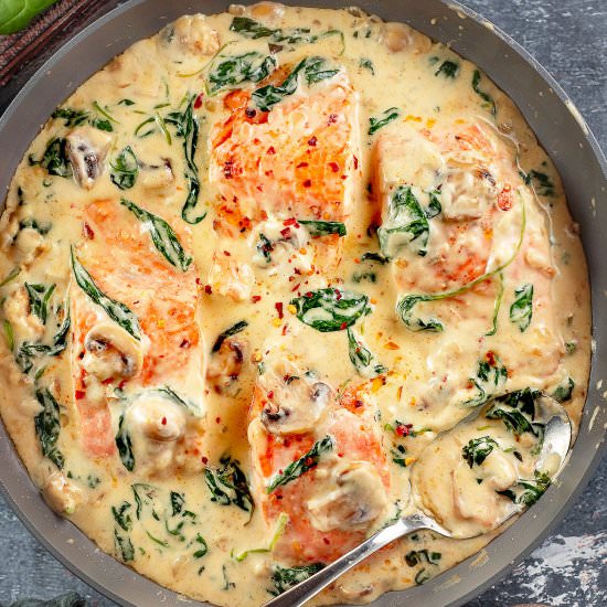 Salmon Florentine