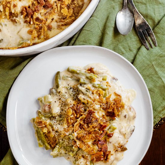 Fresh Green Bean Casserole