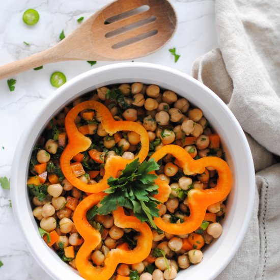 Spicy Chickpea Salad