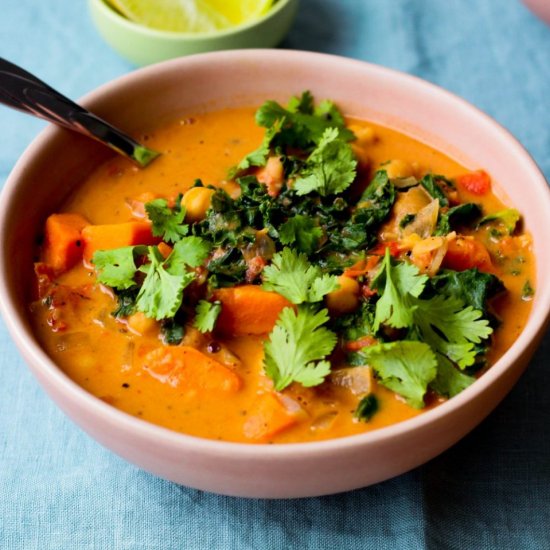 African Peanut Sweet Potato Soup