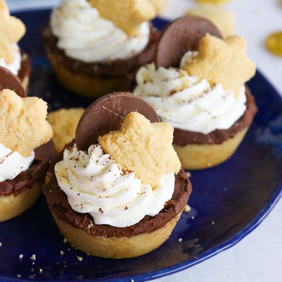 Mini Chocolate Shortbread Tarts