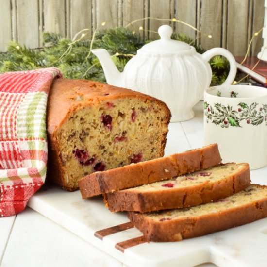 Cranberry Orange Eggnog Loaf Recipe