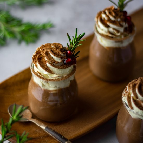 Boozy coffee & chocolate pudding