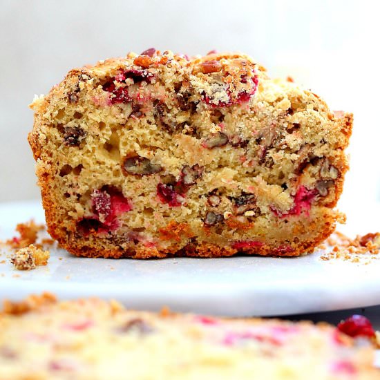 Gluten-Free Cranberry Nut Bread