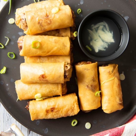 Filipino Vegetable Spring Rolls