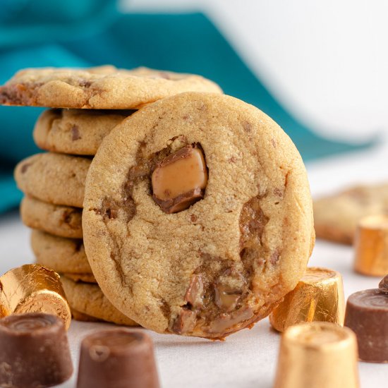 peanut butter rolo cookies