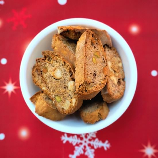 gingerbread biscotti