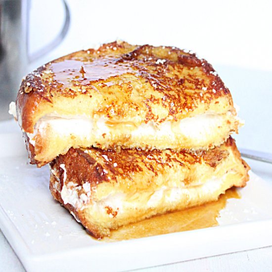 Cream Cheese Stuffed French Toast