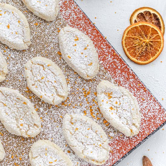 Orange-Almond Cookies (Vegan)