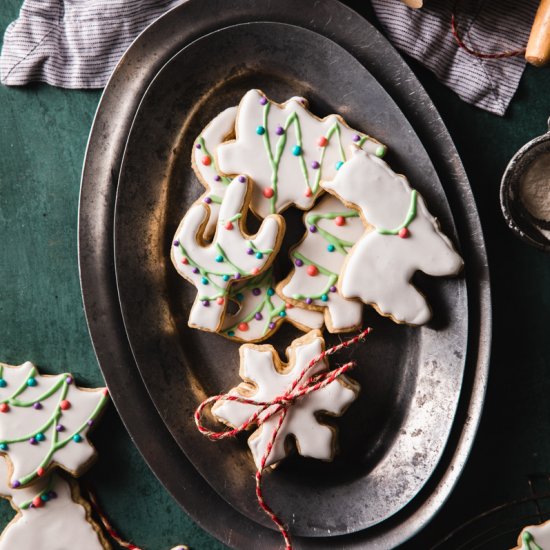 Vegan Royal Icing Sugar Cookies