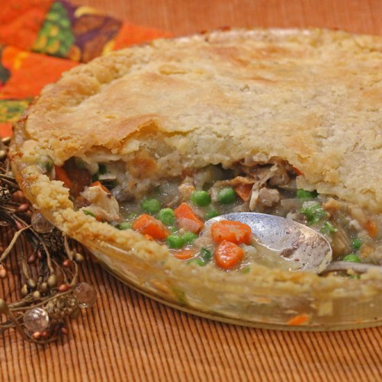 Thanksgiving Turkey Pot Pie