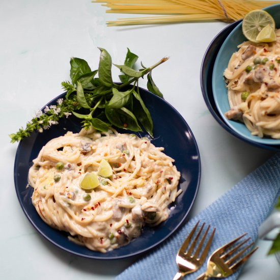 Single Pot Creamy Lemon Pasta