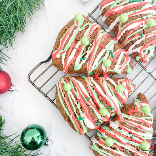 Festive Gingerbread Scones