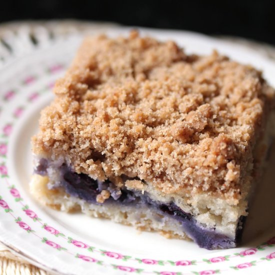 Vegan Blueberry Coffee Cake