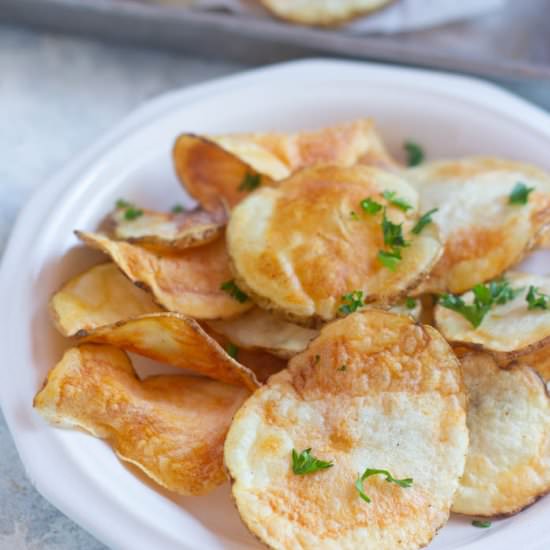 crispy air fryer potato chips