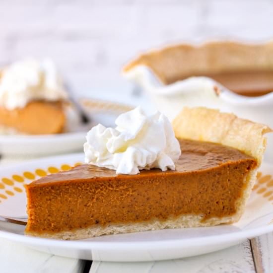 Homemade Pumpkin Pie