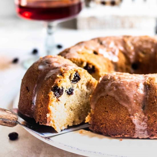 Gluten-Free Rum & Raisin Bundt Cake