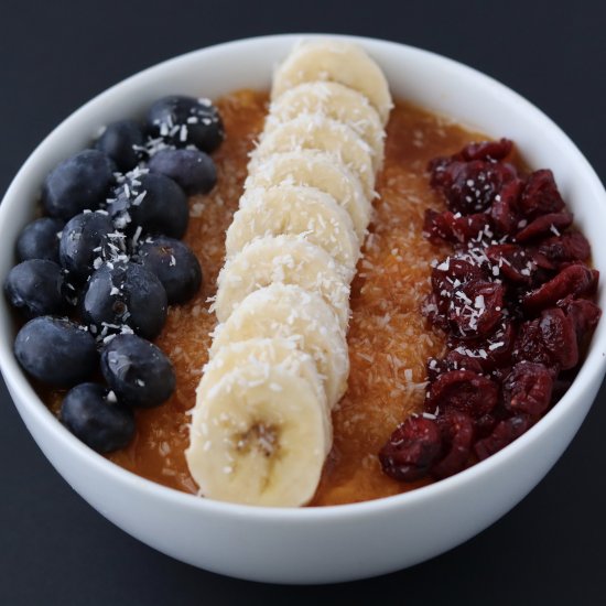 Butternut squash breakfast bowl