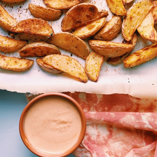 The Yummiest Potato Wedges