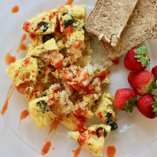 “Just Egg” Hash Brown Omelet