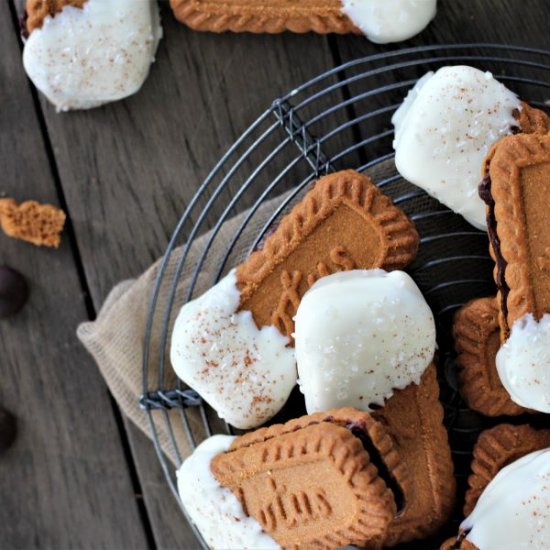 Biscoff Chocolate Ganache Cookies