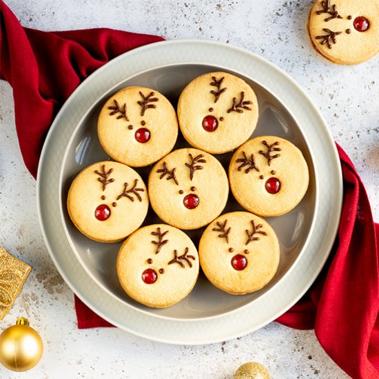 Super Cute Reindeer Cookies!