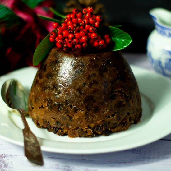 Slow Cooker Christmas Pudding