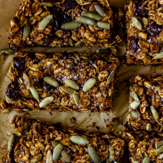 Pumpkin Granola Bars